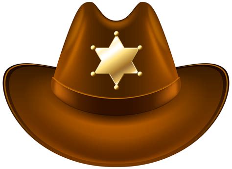 Cowboy Hat With Sheriff Badge Transparent Png Clip Art Image Chapeu