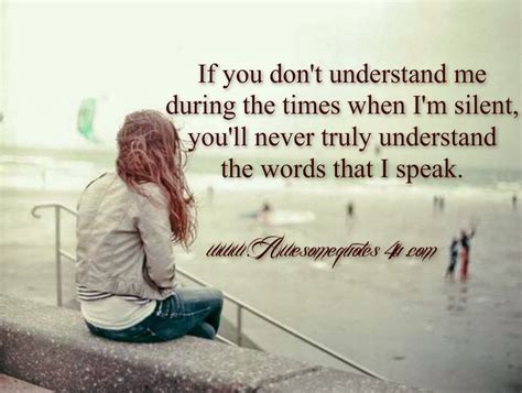 if you don t understand my silence