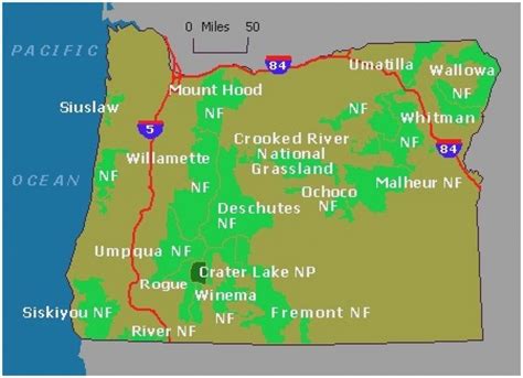 Oregon State Parks Map Printable Map