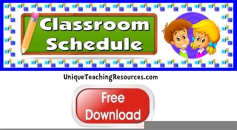Free Classroom Schedule Clipart Free Images At Vector