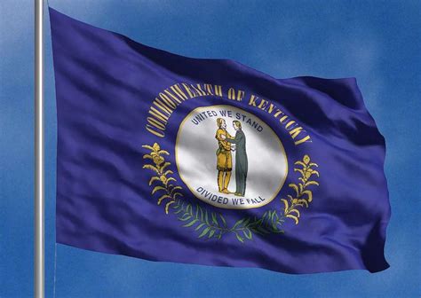 Kentucky State Flags Nylon And Polyester 2 X 3 To 5 X 8 Us Flag