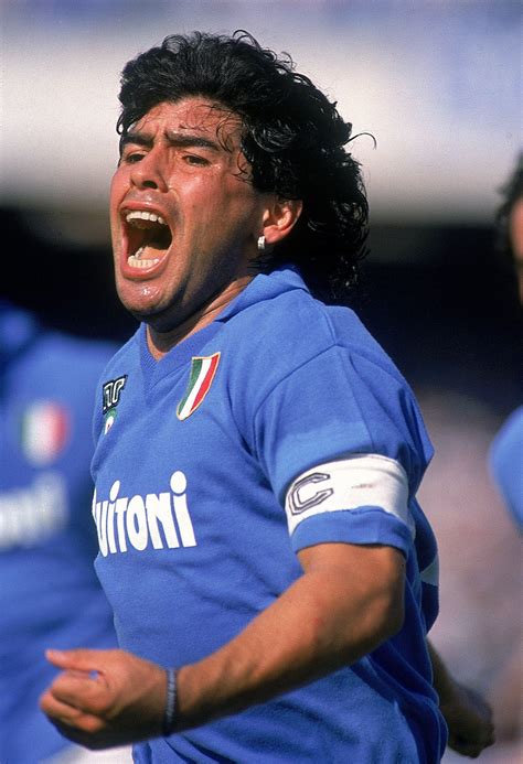 Diego Armando Maradona Napoli As Roma Carolina Herrera Juventus