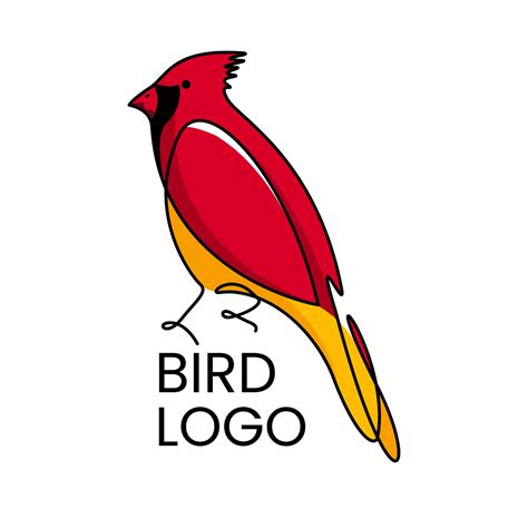 Colorful Cardinal Bird Logo Vector Design 17588779 Vector Art At Vecteezy