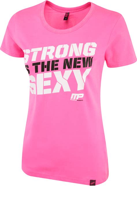 Ladies T Shirt Strong Sexy Pink Per Un Allenamento Lala Moda