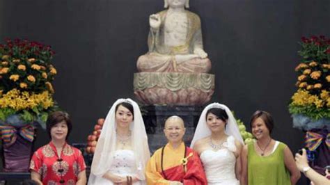taiwan holds same sex buddhist wedding