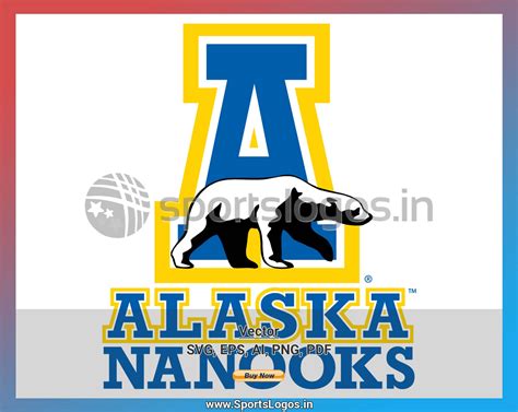 Alaska Nanooks College Sports Vector Svg Logo In 5 Formats