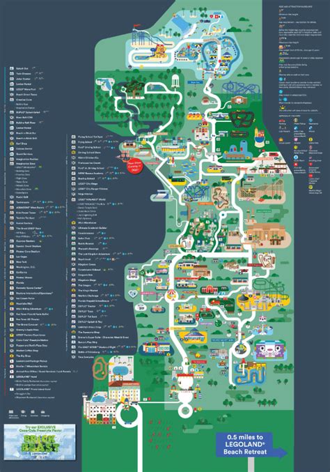 Legoland Florida Map And Brochure 2023 2024