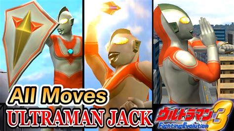 Ultraman Fe3 Ultraman Jack All Moves 1080p Hd 60fps Youtube