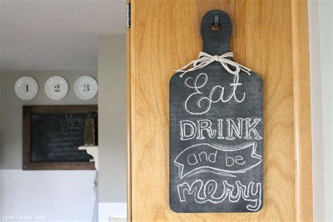 Easy Diy Kitchen Chalkboard Easy Diy Kitchen Chalkboard Chalkboard