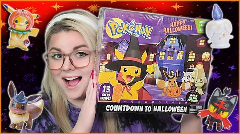 Pokemon Halloween Countdown Advent Calendar Unboxing 🎃 Youtube