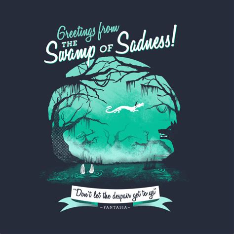 The Swamp Of Sadness Neverending Story T Shirt Teepublic