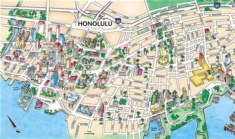 Mapas Detallados De Honolulu Para Descargar Gratis E Imprimir