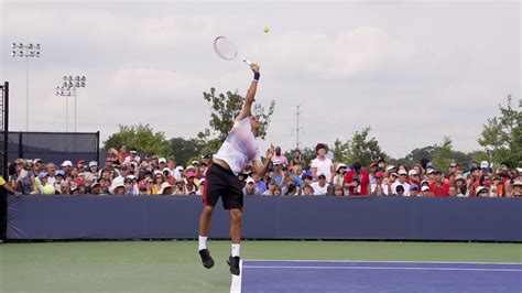 Roger Federer Serve In Super Slow Motion 2013 Cincinnati Open Youtube