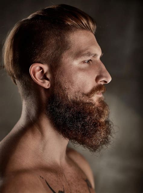 Portrait Of Bearded Man Side View Portraitphotographyideas Side