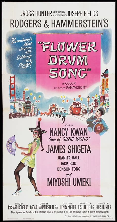 Flower Drum Song 1961 Stars Nancy Kwan James Shigeta Benson Fong Jack Soo Miyoshi Umeki