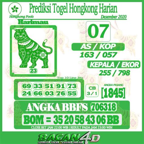 binatang hk hari ini