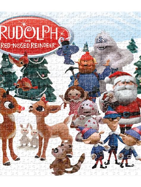 Rudolph The Red Nosed Reindeer Movie Christmas Jigsaw Puzzle 1000