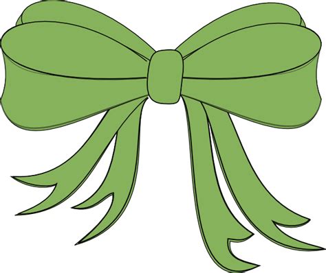 Green Decorative Bow Clip Art At Vector Clip Art Online