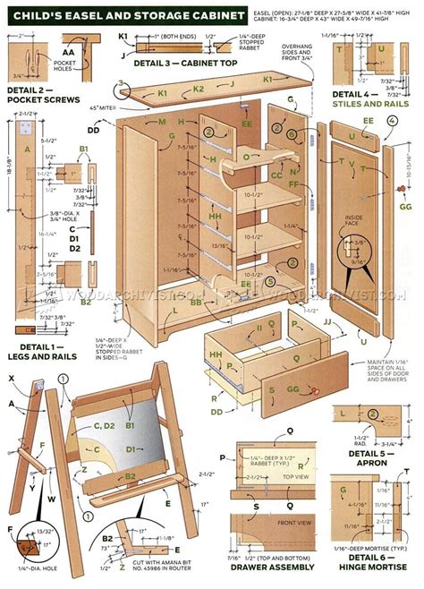 Storage Cabinet Plans Woodarchivist