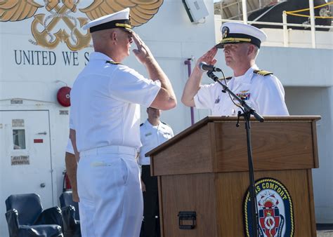 Dvids News Mtf Holds Change Of Command Ceremony Aboard Comfort