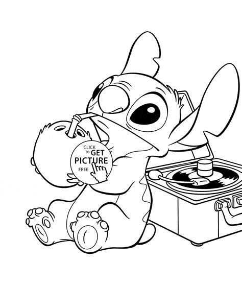 Walt Disney Coloring Pages Stitch Personajes De Walt Disney Foto 20