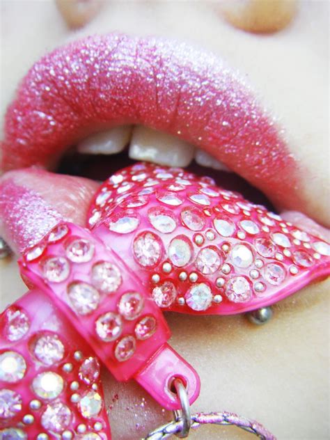 Hot Pink Lips Hide Dark Circles Candy Lips Love Lips Pink Bling
