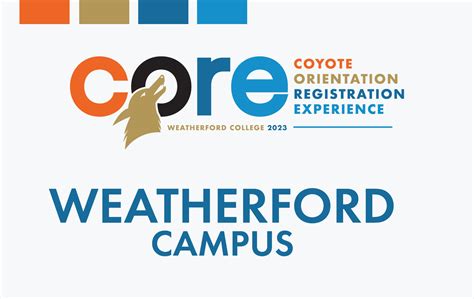 Weatherford Campus Core 2023 Tickets Weatherford College