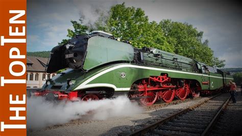The Top Ten Beautiful Streamlined Steam Locomotives Youtube