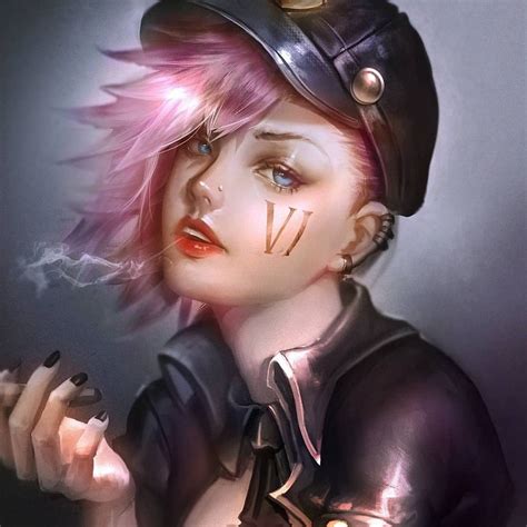 Vi Fanart Lol League Of Legends League Of Legends Poppy League Of