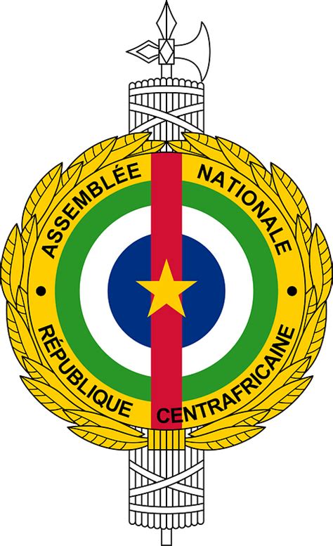 Emblem Of The National Assembly Of The Central African Republic Clipart