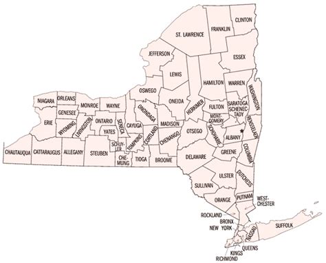 New York State Map Zip Codes