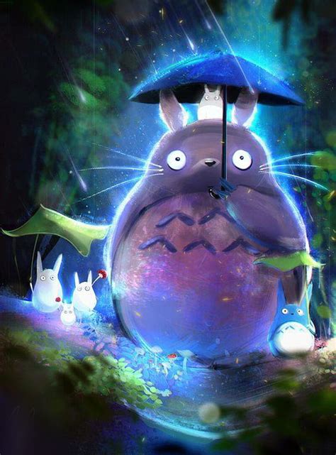 Totoro Anime Art Hayao Miyazaki My Neighbor Totoro Studio Ghibli Hd Phone Wallpaper X
