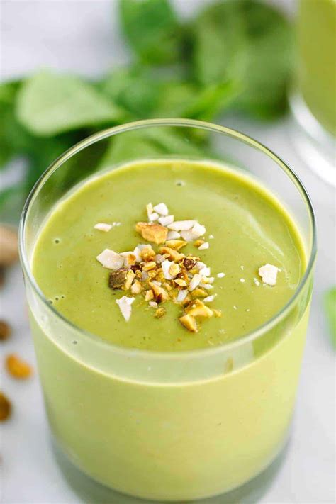 Energizing Matcha Green Tea Smoothie With Peaches Jessica Gavin