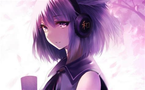 Purple Anime Wallpapers 4k Hd Purple Anime Backgrounds On Wallpaperbat