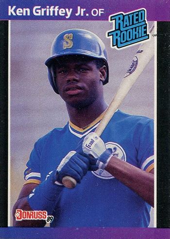 Maybe you would like to learn more about one of these? Ken Griffey Jr. 1989 Donruss Rookie Card #33 (NrMt to NrMt ...