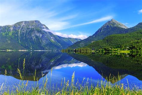 Beautiful Nature Norway Natural Landscape Stock Photo Image Of