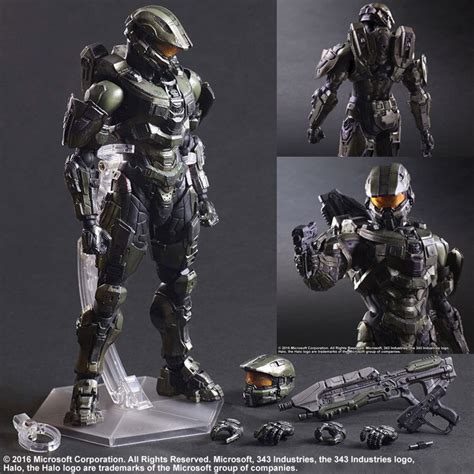 Halo 5 Guardians No1 Master Chief Pvc Action Figure Collectible Model