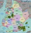 Queens New York map neighborhood - ToursMaps.com