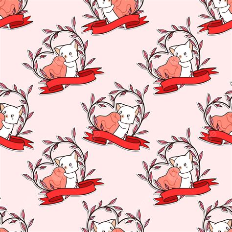 Seamless Cartoon Pattern Background Design Set Drawing Abstract