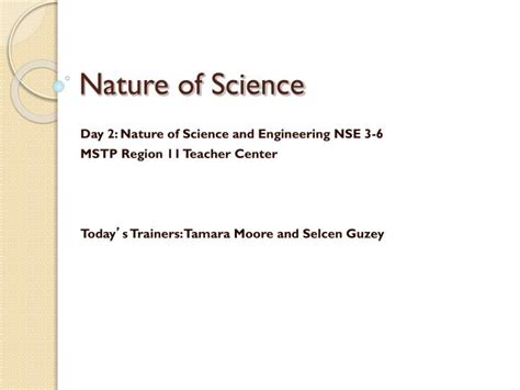 Ppt Nature Of Science Powerpoint Presentation Free Download Id5654138
