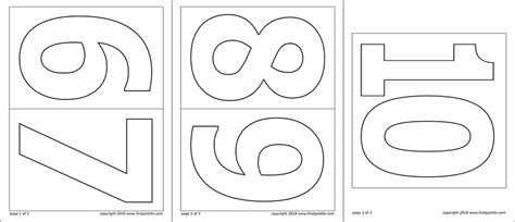Numbers Free Printable Templates And Coloring Pages