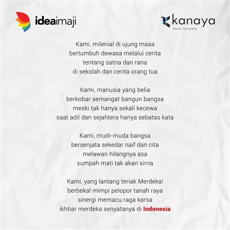 Selamat Hari Kemerdekaan Indonesia Ke Idea Work