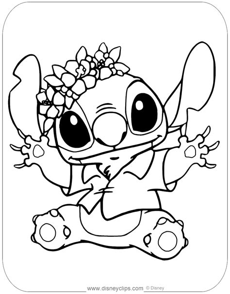 Stitch (also known as experiment 626) is one of the titular protagonists of the lilo & stitch franchise. Lilo and Stitch Coloring Pages | Disneyclips.com