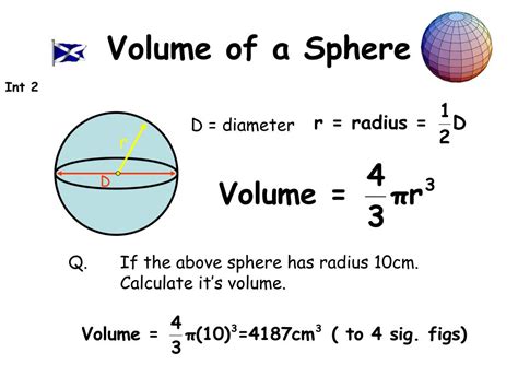 How To Find The Volume Of A Sphere