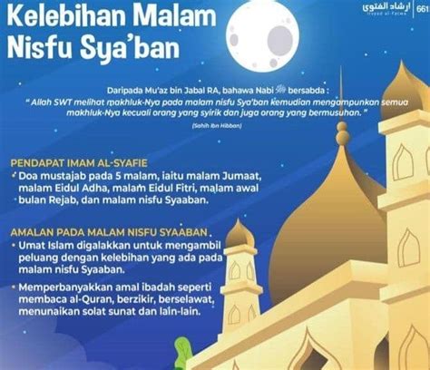 Nisfu sya'ban adalah peringatan pada tanggal 15 bulan kedelapan (sya'ban) dari kalender islam. Sek Men Islam Johor Bahru - Home | Facebook