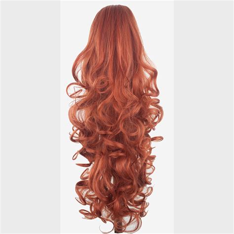 Buy Elegant Hair 22 Ponytail Style Falling Curls Copper 350