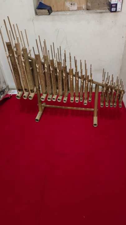 Angklung Bambu Oktaf Nada Angklung Alata Musik Tradisional