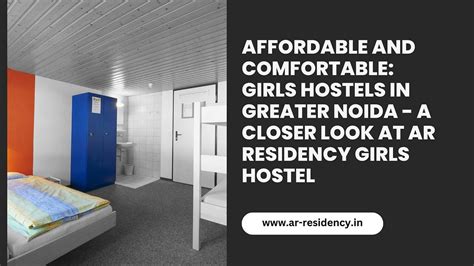 Affordable And Comfortable Girls Hostels In Greater Noida — A Closer Look At Ar Residency Girls