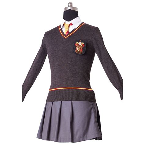 Harry Potter Hermione Granger Costume Hogwarts Gryffindor Uniform