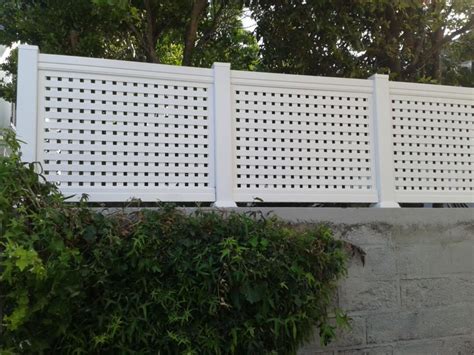 Pvc Lattice Fencing And Decorative Panels Absolut Fencing
